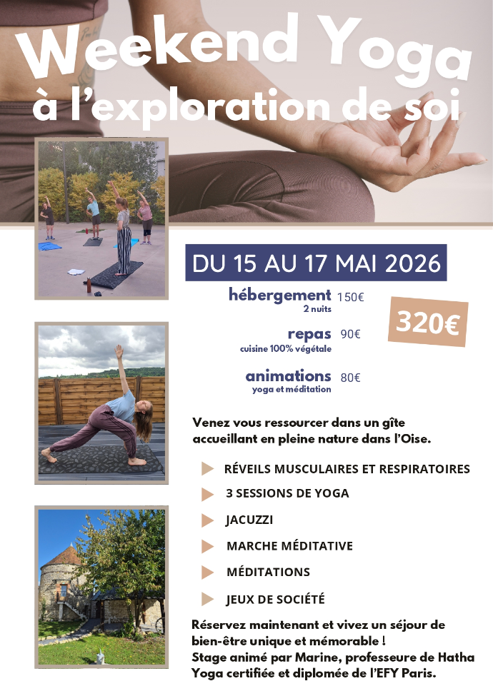 affiche de présentation du weekend